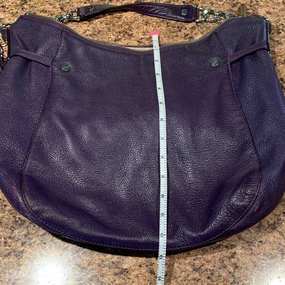 EUC Michael Kors Hobo Purse & Wallet Purple Set VINTAGE - Picture 8 of 16